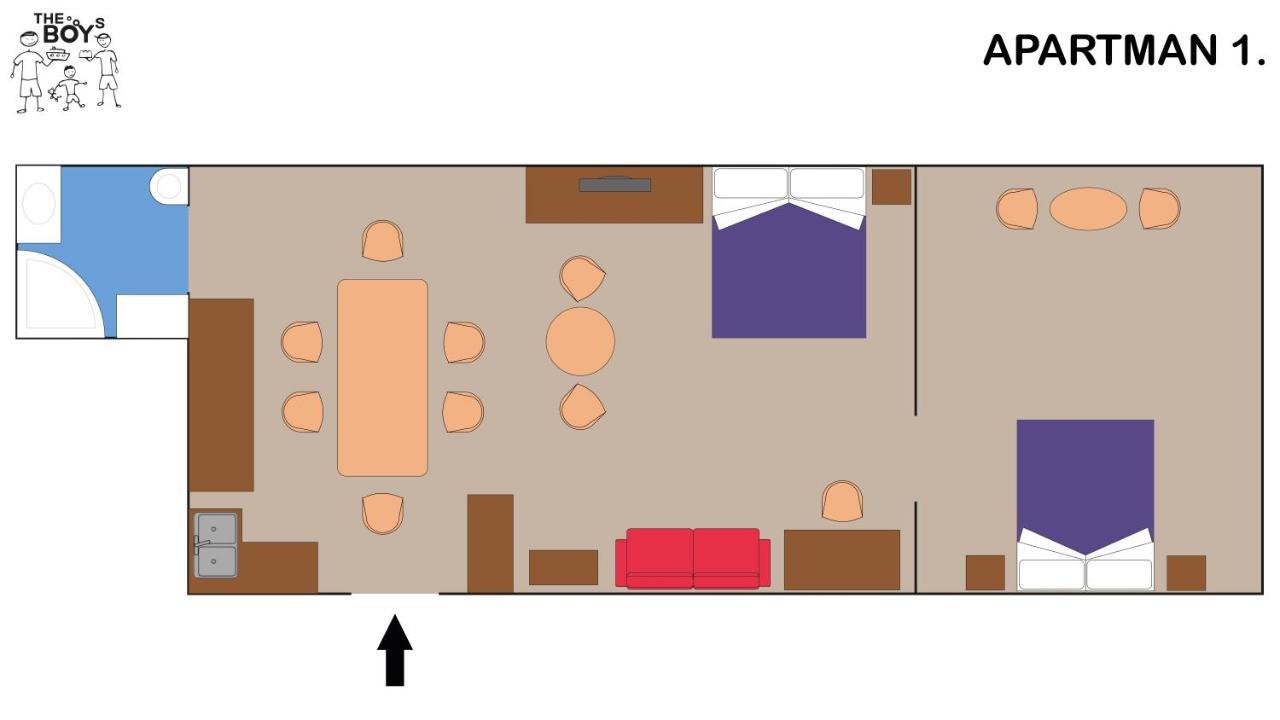 The Boys Apartman Шиофок Экстерьер фото